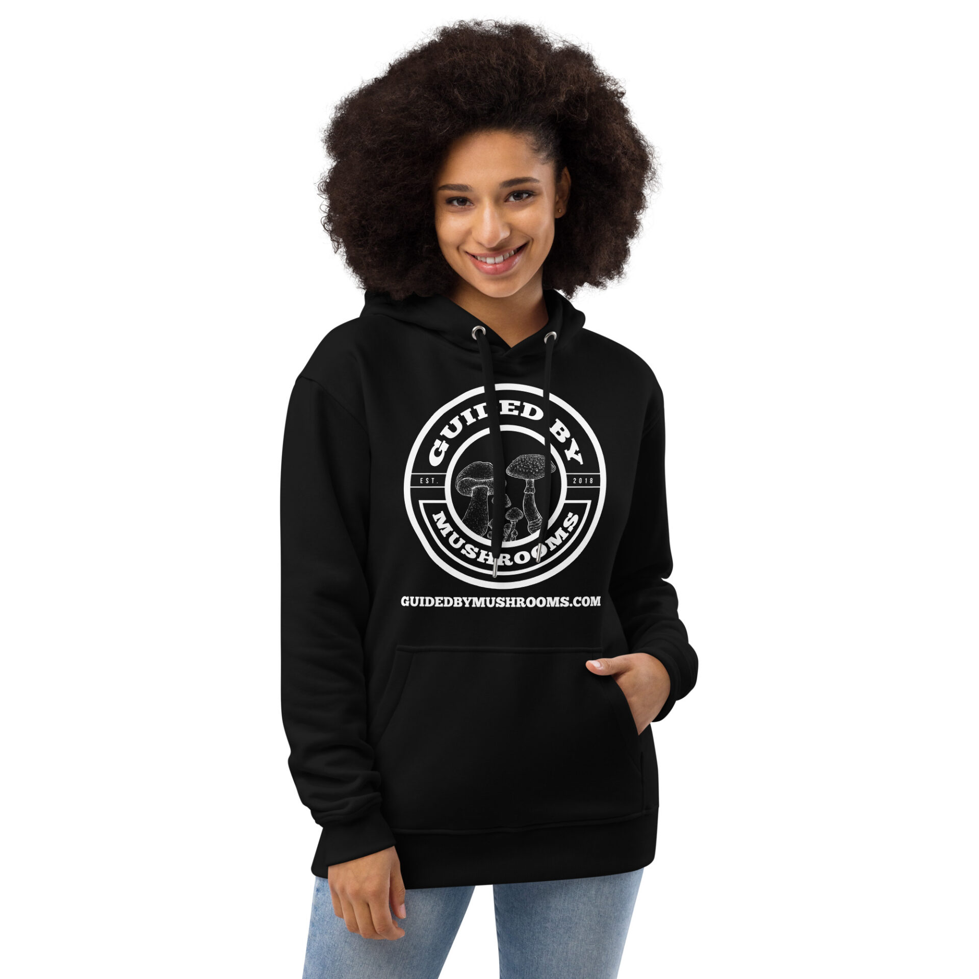 Guided By Mushrooms Premium Eco hoodie